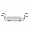 Badewannenbank ActionMed LW200AM versenktes Badewannendesign, Technopolymer, silber, rutschfest, horizontale Verstellung