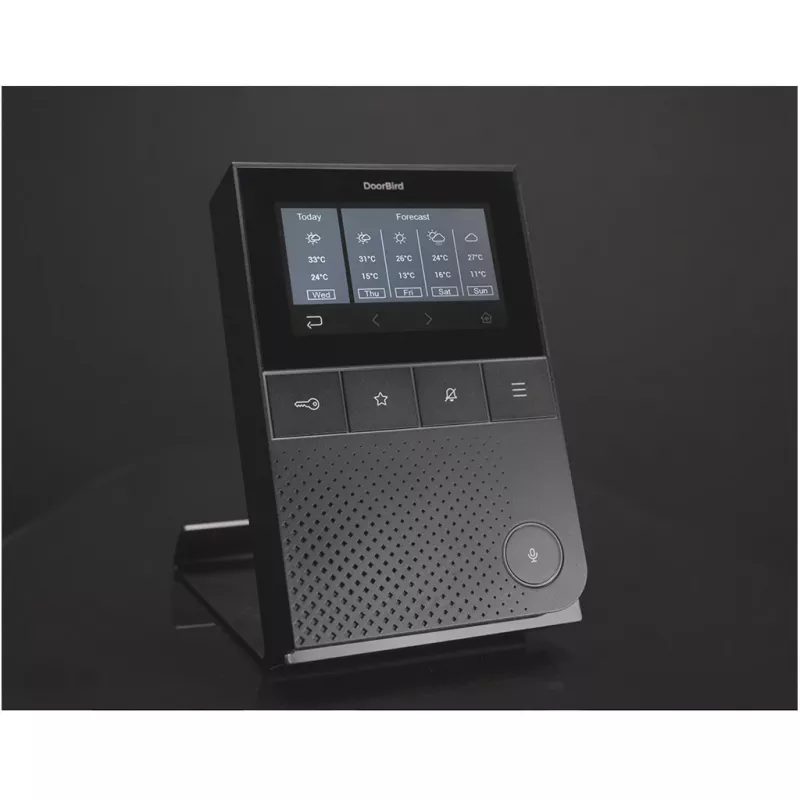 IP-Video-Türsprechanlage DoorBird A1101 Schwarz Edition — Türstation für IP-Video-Zutrittskontrolle (Modell A1101)