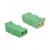 Optical Fiber Coupler DeLOCK 85927 LC Duplex Buchse auf Buchse 4 Stück