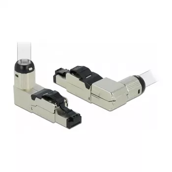 Steckverbinder DeLOCK 86489 1x RJ-45 Grau