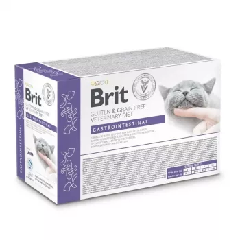 BRIT Veterinary Gastrointestinal Lamb - Nassfutter für Katzen - 12x85g