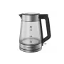 Blaupunkt EKG401 elektrischer Wasserkocher 1,7 l 2200 W Glasgehäuse, Edelstahlakzente, Wasserstandsanzeige