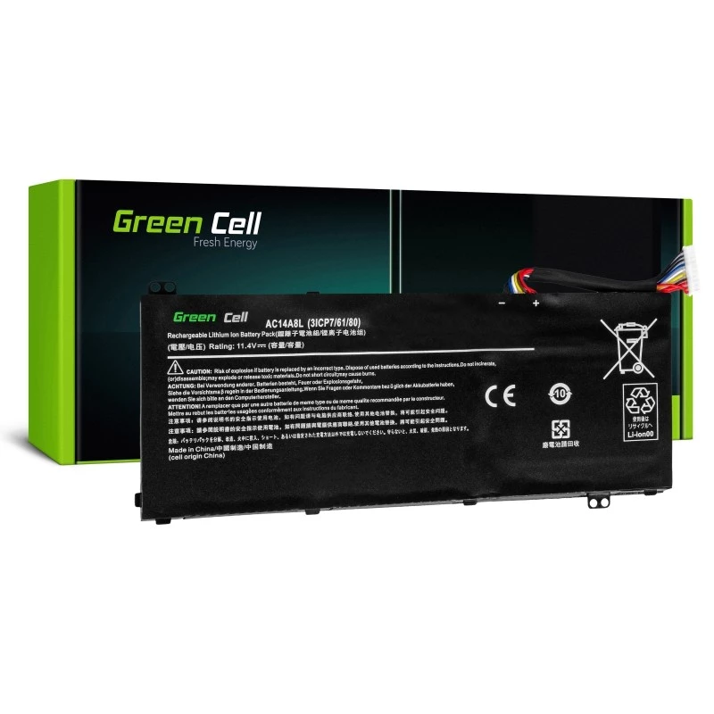 Grün Cell AC54 Akku für Acer Aspire Nitro V15 VN7-571G VN7-572G VN7-591G VN7-592G V17 VN7-791G VN7-792G