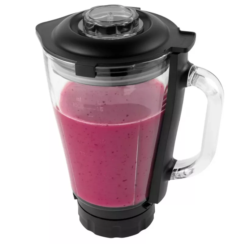Glas-Mixbehälter Petra PT5531MBLKVDE Schwarz