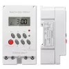Elektronischer DIN-Schienen-Zeitschalter QOLTEC PC0629 — 24V Versorgung, 16A Ausgang