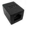 RJ-45 Modular-Kupplung VALUE Cat.6 ungeschirmt schwarz