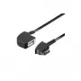 Wentronic Goobay TAE-F Verlängerung 4-polig, Schwarz, 15 m – TAE-F-Stecker auf TAE-F-Buchse (68000)