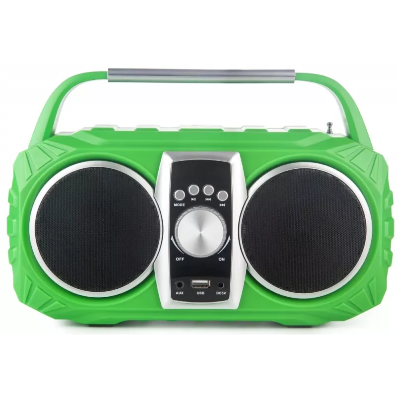 Radiowecker PRIME3 Prime3 APR71GR Neon — Wecker mit FM-Radio und LED-Anzeige