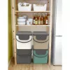 Rotho Albula rechteckiger Kunststoffabfalleimer 40 L, anthrazit, Technopolymer, 400×358×340 mm