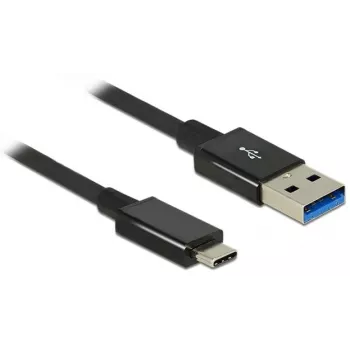 DeLOCK Premium - USB-Kabel - 24-Pin-USB-Typ-C (M) - auf - 9-Pin-USB-Typ-A (M) - 1,0 m (USB 3.1 Gen2) - Schwarz (83983)