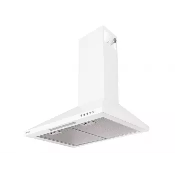 Dunstabzugshaube MAAN VELA 2 50, 496 mm Breite, Aluminium-Fettfilter, 315 m³/h, 3 Geschwindigkeiten, 50–58 dB, weiß