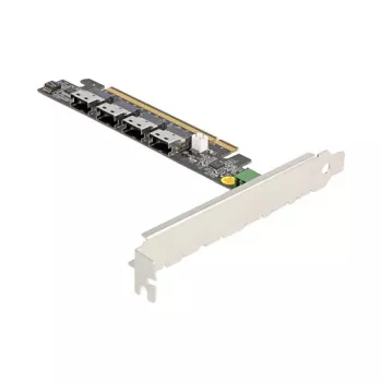DeLOCK PCI Express x16 Karte auf 4 x interne SFF-8654 4i NVMe Bifurcation