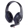 Kabelgebundenes Gaming-Headset GEMBIRD GHS-05-B, ohrumschließend, 20–20000 Hz, 2 m Kabel, 250 g, schwarz/blau