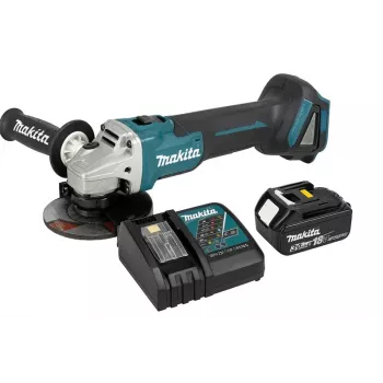 Winkelschleifer Makita DGA506Z 18V kabellos mit 3,0 Ah Akku und Ladegerät