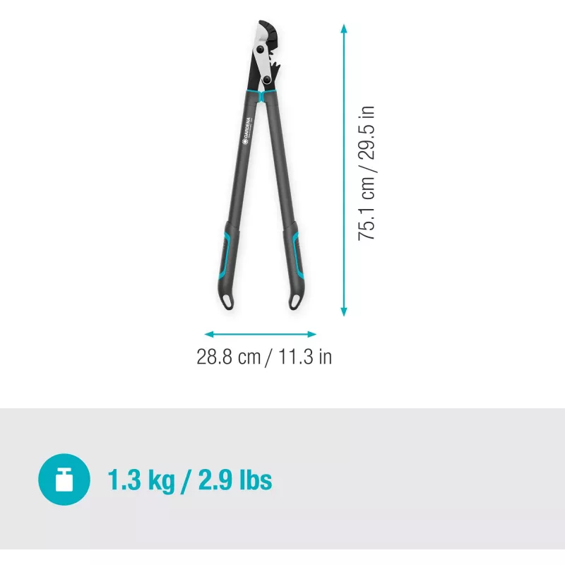 Gardena EnergyCut Astschere Bypass Schwarz Grün Stahl 5 cm