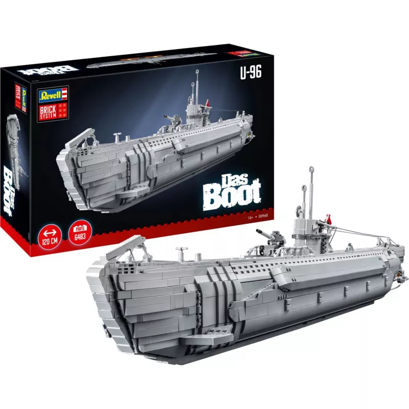 Bauspielzeug REVELL Revell U-Boot Das Boot Brick System Modellbausatz MPN 00960