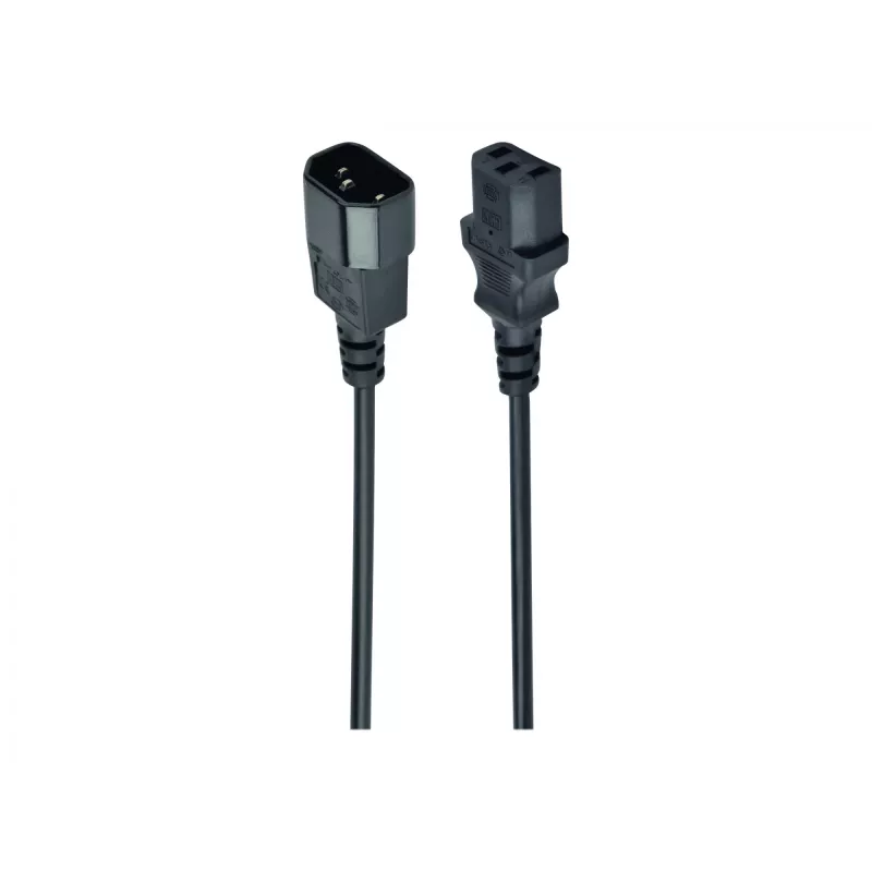 Gembird PC-189 Netzkabel Schwarz C14-Kupplung