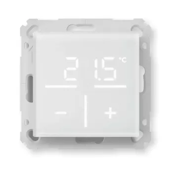Glas-Wandthermostat Homematic IP Modell 161458A0 – digital, weiß, 230 V, IP20