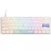 Ducky One 3 Classic Pure Weiß Mini Gaming-Tastatur, RGB-LED - MX-Rot (US) (DKON2161ST-RUSPDPWWWSC1)