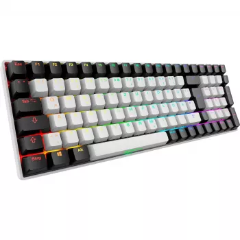 SKILLER SGK50 S2, Gaming-Tastatur Weiß, DE-Layout, Gateron Red