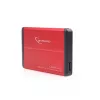 Gembird EE2-U3S-2-R - Festplatte - SATA - 6,35 cm (2.5) - 3.0 - Rot - Aluminium (EE2-U3S-2-R)