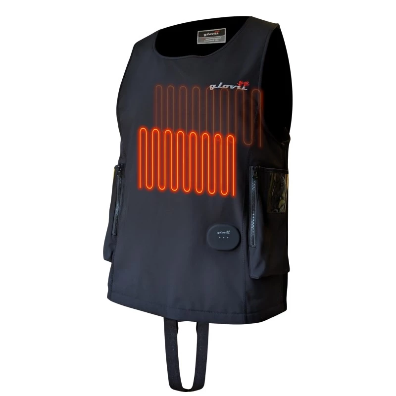 Glovii GMV2L Wassersportweste Schwarz Softshell