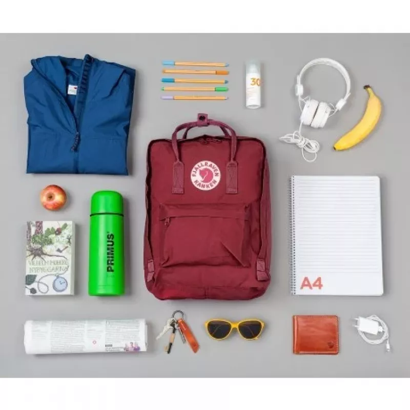 Fjällräven Kånken Rucksack Graphit Vinylon Reißverschluss