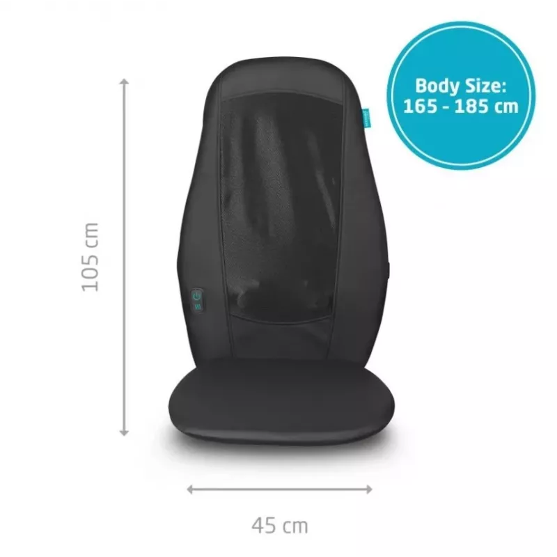 Ecomed MC-15E Massageauflage Schwarz 24 W