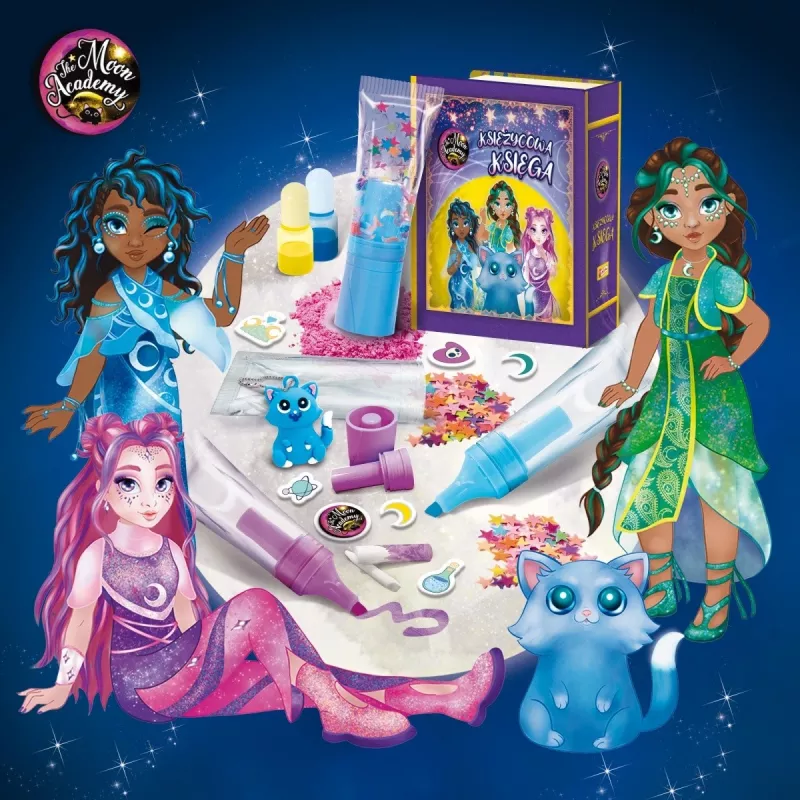Highlighter-Set Liscianigiochi Moon Academy — Set Moon-Textmarker (304-PL110568)