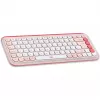 Logitech POP Icon Combo - Tastatur-Maus-Set - Kabellos - Bluetooth LE - QWERTY - US International - rosé, Off-White (920-013142)
