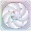 140mm Jonsbo ZA-140W PWM ARGB Gehäuselüfter, weiß, Infinity Mirror