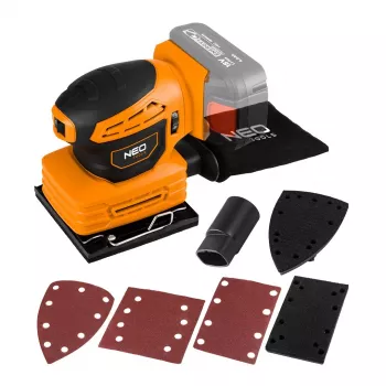 Exzenterschleifer NEO tools Energy+ 18V 3-in-1