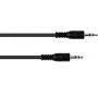 3,5mm Stereo-Kabel Omnitronic 30211600 — 1,5 m, schwarz, TRS Stecker auf Stecker