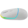 Canyon MW-22 CNS-CMSW22SW Maus – 2-in-1 Bluetooth/2,4 GHz – optisch – 800/1200/1600 DPI – 4 Tasten – RGB-Beleuchtung – wiederaufladbar – Schneeweiß