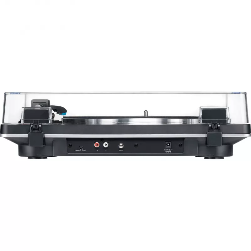 AT-LP70XBTBS, Plattenspieler Schwarz/Silber, integrierter Phono-Vorverstärker, Bluetooth, vollautomatisch, Riemenantrieb