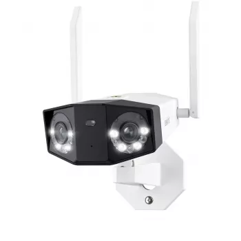 Reolink Duo Serie W730 - 4K Außen-WiFi-Kamera, Dual-Objektiv, 180° Panoramablick, Personen-/Fahrzeug-/Tiererkennung