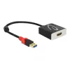Videokabel-Adapter DeLOCK 62736 USB Typ-A auf HDMI 0,2 m Schwarz