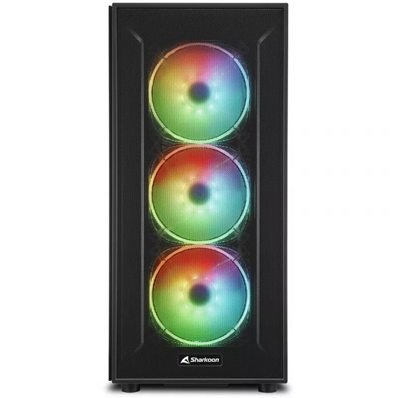 PC-Gehäuse Sharkoon TG6M RGB Tower Schwarz
