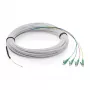 FTTH-Drop-Kabel DIGITUS Singlemode, 4 Fasern mit 4 LC/APC-Steckverbindern, 30 m