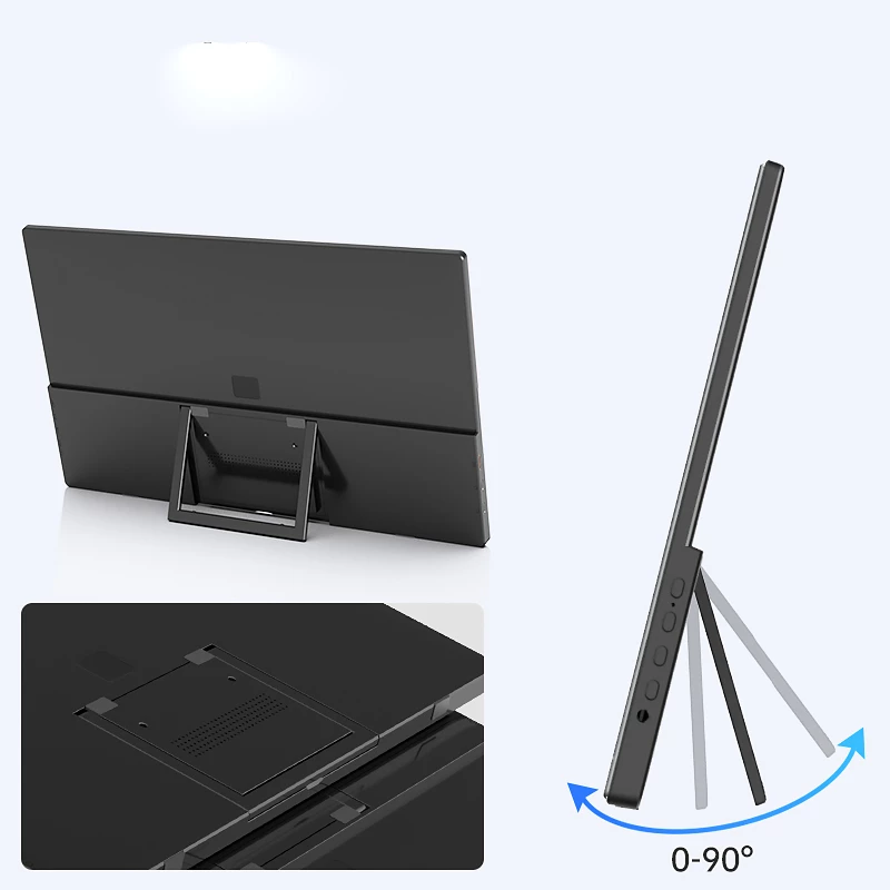 Tragbarer Monitor für Laptops, Telefone und Konsolen Extralink Smart Life 14, USB-C/Micro-HDMI