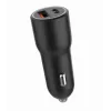 Auto-Ladegerät für Mobilgeräte Gembird TA-UC-AC2PDQC38-CAR-01, USB-C, 38 W, 12–24 V, schwarz
