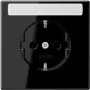 JUNG LS 1520 NA SW Steckdose Typ F Schwarz (LS1520NASW)