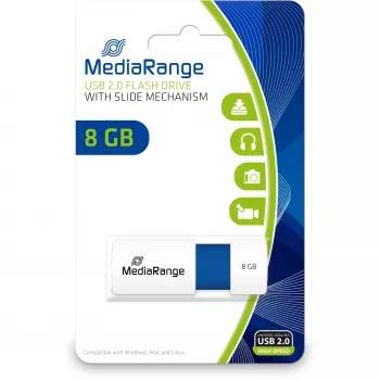 USB-Flash-Laufwerk MediaRange 8 GB USB Typ-A 2.0 MR971