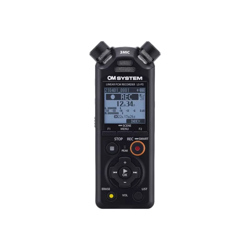 Audio-Recorder Olympus LS-P5 Schwarz 149 h Aufnahmezeit 72 h Akkulaufzeit