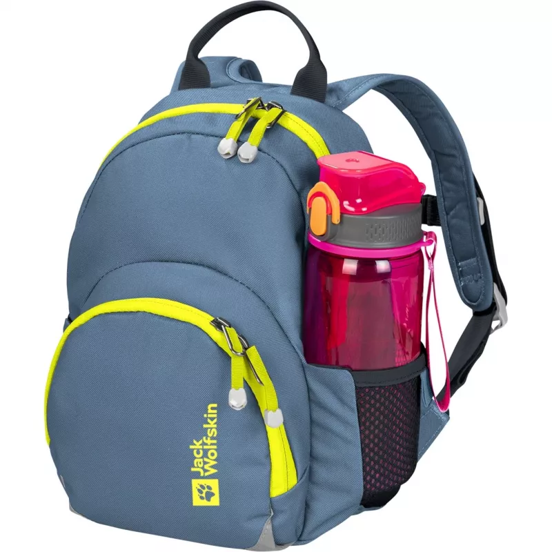 Jack Wolfskin Buttercup Rucksack - Blau/Neongelb, 4,5 L