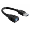USB-Kabel DeLOCK 82776 0,15 m Schwarz