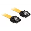 SATA-Kabel Stecker/Stecker 0,7m DeLOCK 82813 Gelb