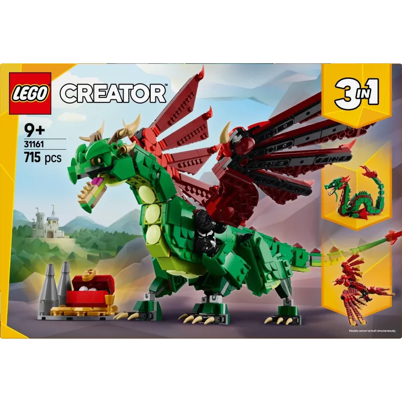 LEGO CREATOR 3 IN 1 31161 Mittelalterlicher Drache