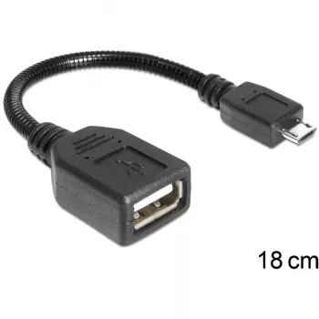 USB-Kabel Micro-USB B auf USB A DELOCK 83293 0,18 m