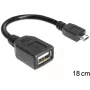 USB-Kabel Micro-USB B auf USB A DELOCK 83293 0,18 m
